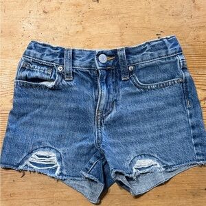 Girl’s Distressed Denim Shorts